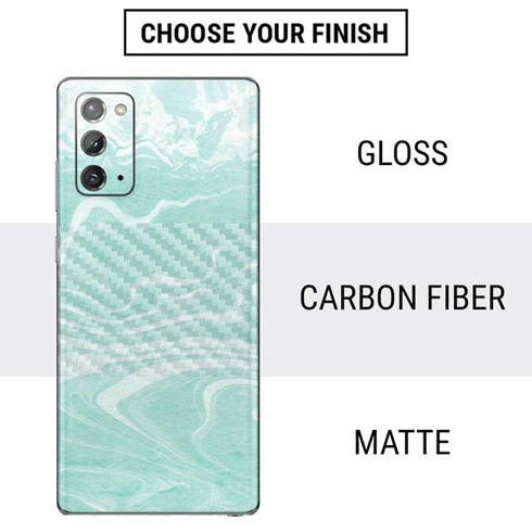 Mint Marbling Galaxy Note20 5G Skin